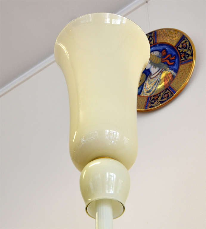 Venini Pair of Art Deco Floor Lamps For Sale 3